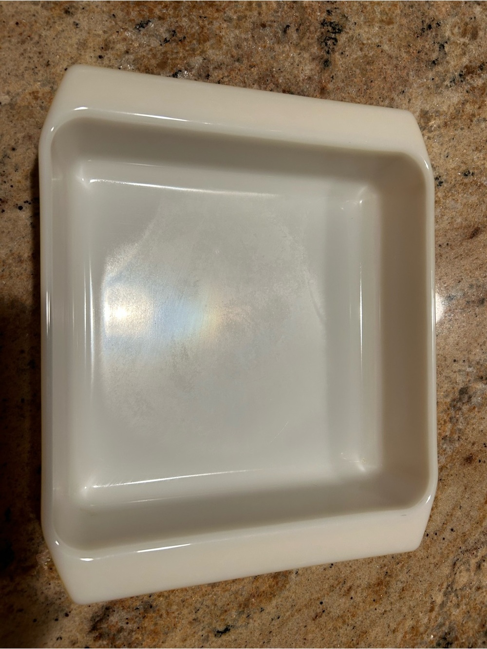 Pyrex TRADE MARK #922 Sunburst Yellow 8”x8”x2” Opal Glass Square Brownie Dish - Picture 5 of 11